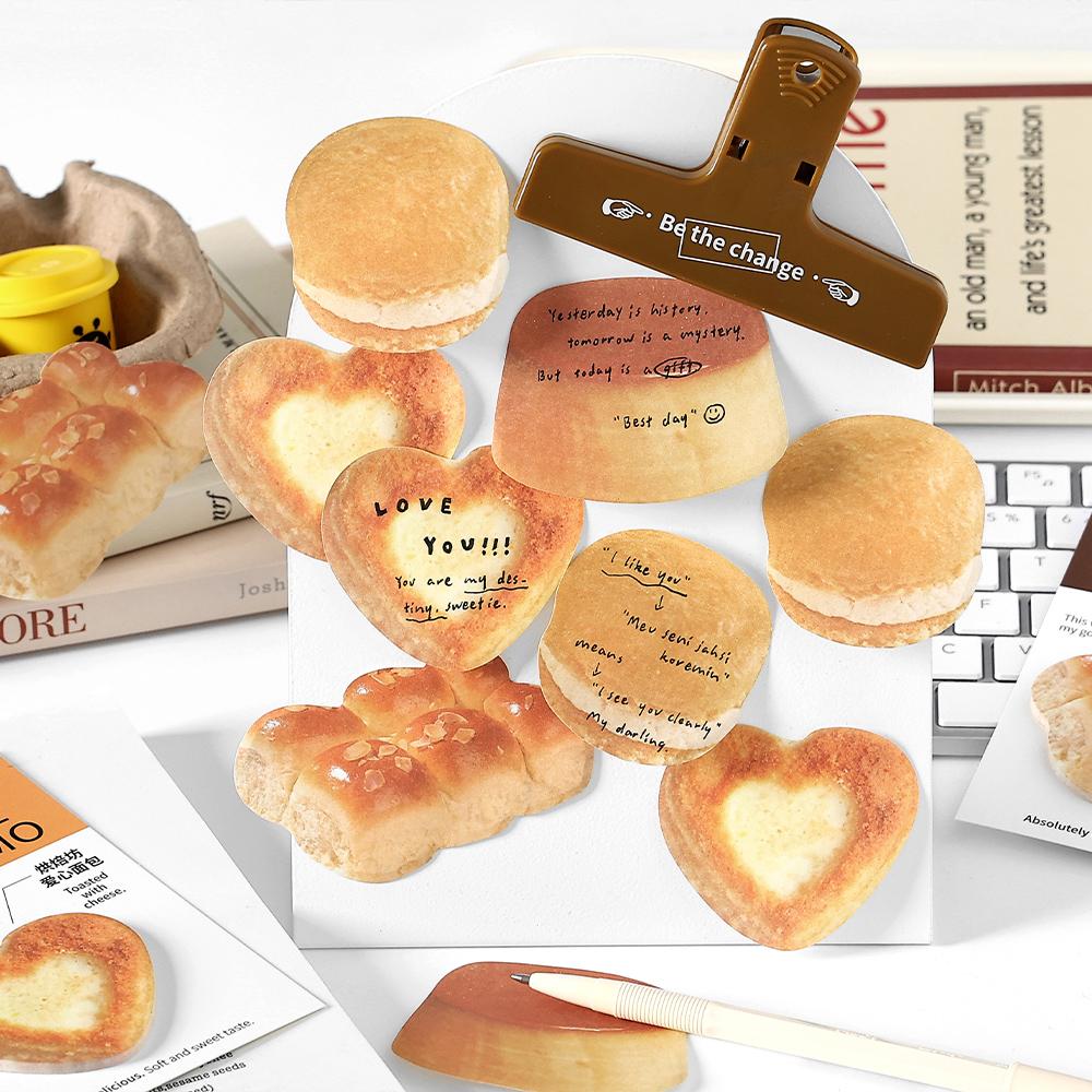 30pcs Baked Bread Theme Memo Paper DIY Collage Decorative Paper Scrapbooking Material Handmade Diary Album Junk Journal Supplies