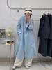 M Family Water Ripple High-End Women's Double-Sided Cashmere Coat