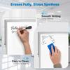 Marsrock Whiteboard, Plain Weekly Planner, Double-Sided, Freestanding, A3 Size, Desktop, Magnetic