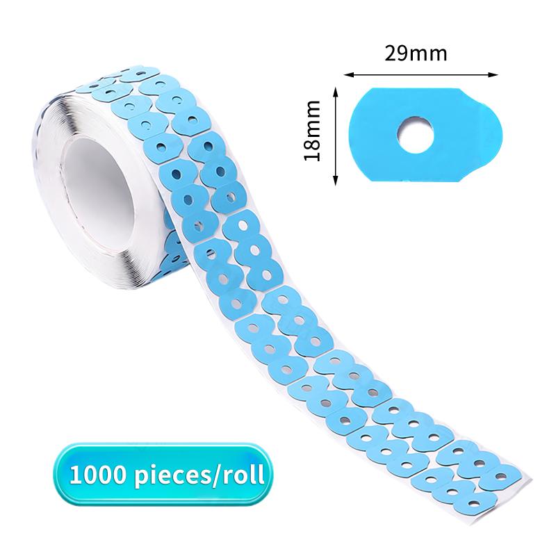 1000 шт. Высококачественная клейкая защитная накладка для шлифовки оптических линз, противоскользящая, противоскользящая, клейкая наклейка для шлифовальной машины синий