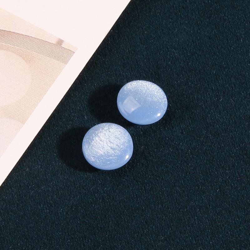 Harz Perlmutt Hemdknöpfe Damenbekleidung Oberteil Hemd Strickjacke Chiffonhemd Exquisite High-End Knöpfe Runde Knöpfe