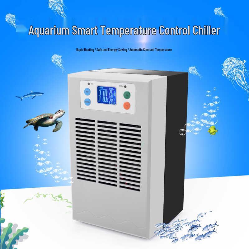 

Universal Fish Tank Chiller with Automatic Temperature Control for Freshwater and Saltwater Aquariums Below 20L Cooling Only