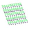 50PCS Green T10 Wedge 5050 5SMD LED Dome Map License Interior Light Bulbs A