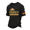 Unisex Loose Fit Casual Short Sleeve T-Shirt Oktoberfest Beer Festival Print Comfortable Everyday Wear