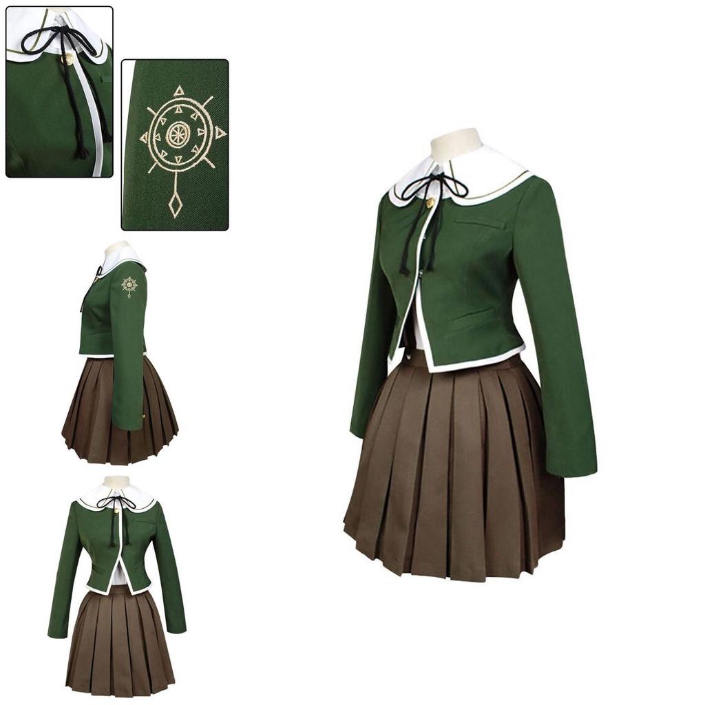 Danganronpa Chihiro Fujisaki Uniform Suit Cosplay Costume Full Set For Anime Fans
