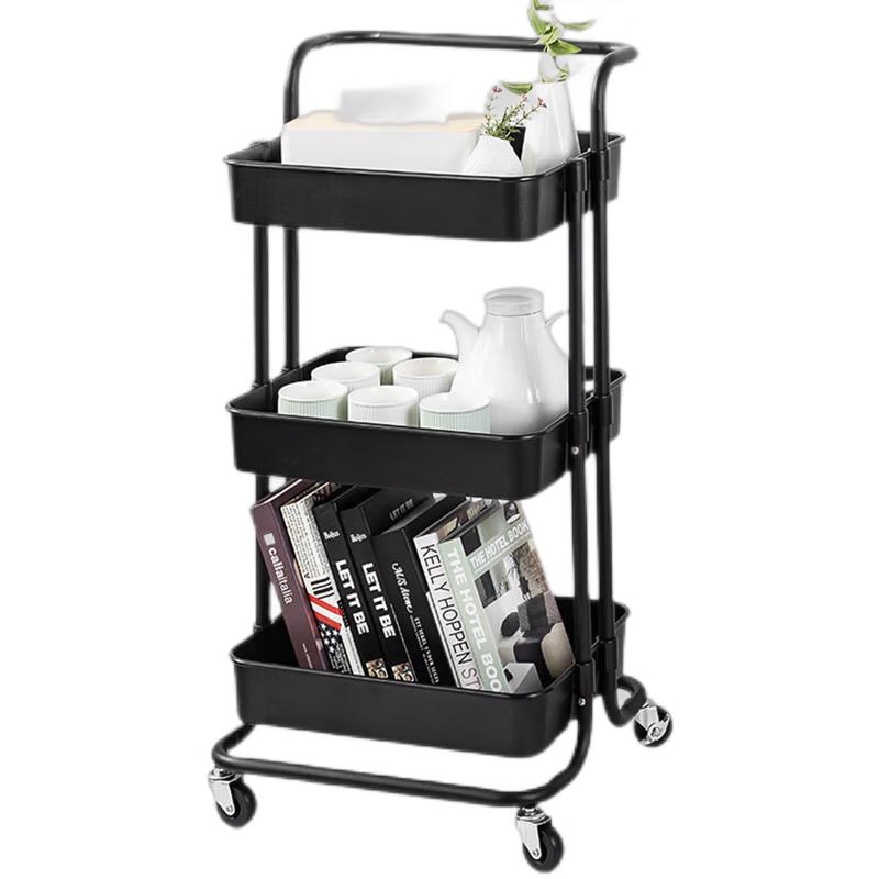 maxcook 3-Tier Rolling Kitchen Storage Cart