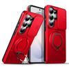 Armor Magnetic Bracket Case for Samsung Galaxy A55 A56 A57 A37 A36 A35 A27 A26 A17 A16 A07 A06 Slide Camera Protector Back Cover