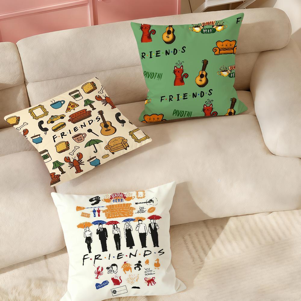 Ffriends Cclassic TV Series Pillow Case Suitable For Bedrooms Living Rooms Cars Home Decoration