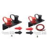 Battery Jump Post Starter for Lawn Mowers ATV Boats High Voltage Battery Jump Post Set with Mounting Bracket & Cover