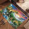 1Pc Dinosaur Rug - Home carpet Office Decorative Carpet For Living Room Bedroom Door Mat Floor Rug Computer Chair Area Rug