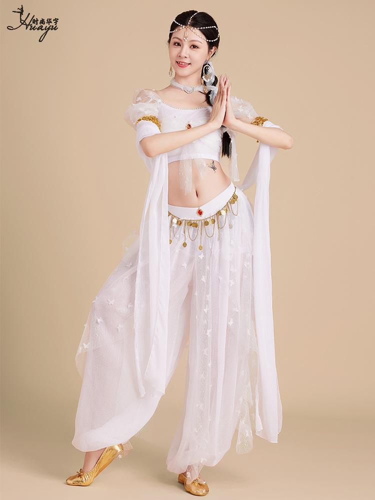 Prinzessin Jasmin Exotisches Indisches Bauchtanzkostüm - Damen Dunhuang Apsara & Westliche Regionen Stile