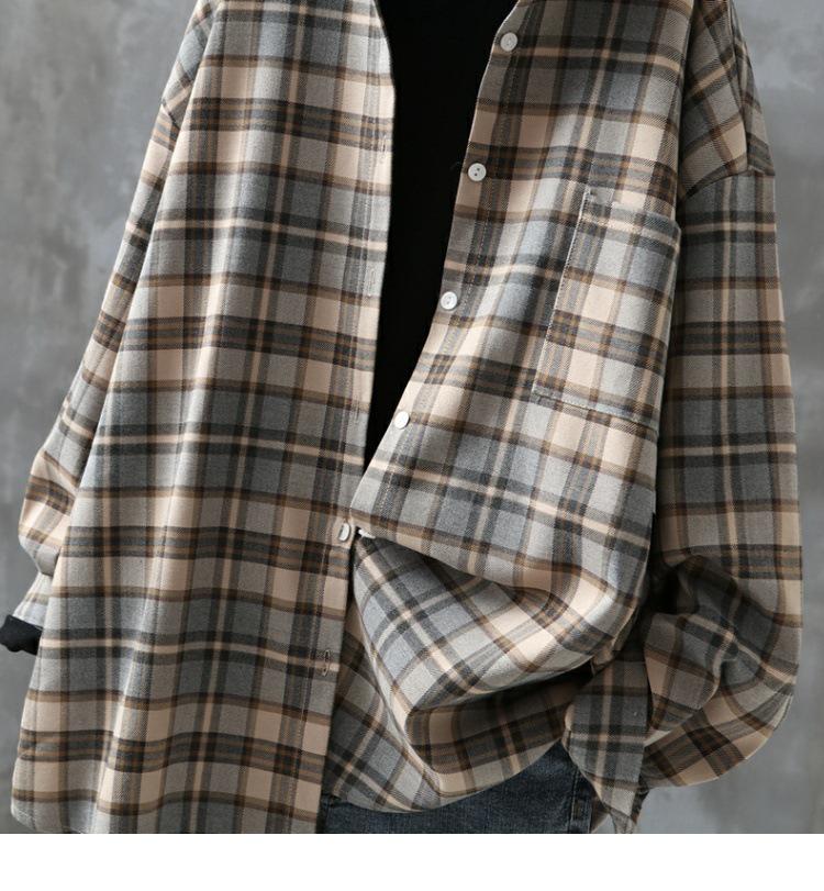 Women's Retro Artistic Long Sleeve Shirt Jacket