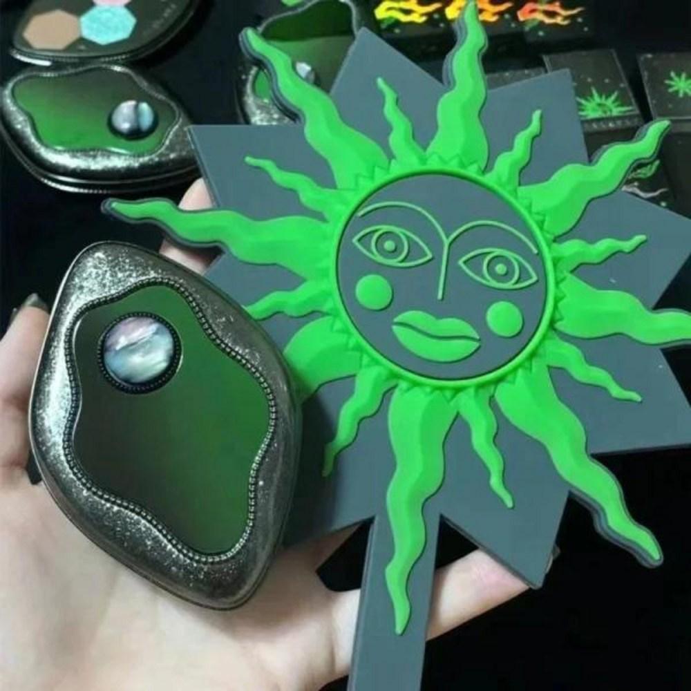 Girl Cult Augen Make-up GIRLCULT Chameleon Dream Shadow Palette Spiegel Lipgloss Stift Kleber Firefly Grass Green Damenkosmetik, 1 Stück, 7) 40