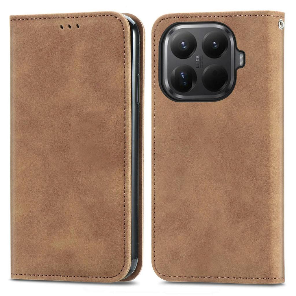 For Xiaomi 15T Pro Leather Case with Card Holder Magnetic Absorption Phone Cover