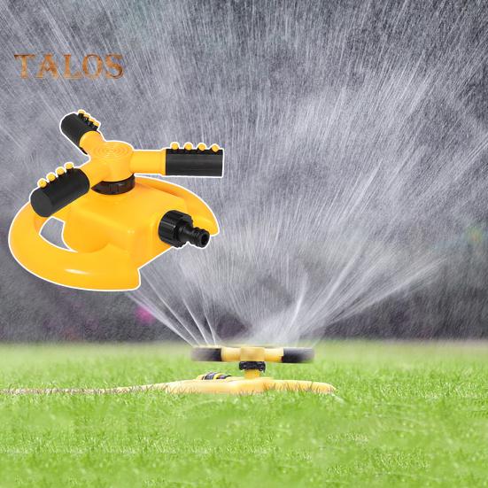 3-Arm-Rasensprinkler, 360 Grad drehbar, Großflächensprinkler, einstellbarer Wassersprühsprinkler für die Rasenbewässerung, Hofbewässerung, Kinder und spielende Haustiere