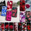 MH131 Roses Flower Phone Shell Case for iPhone 7 8 11 12 13 14 15 16 17 16E XS Pro Max XR X SE Air