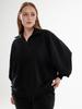 Long-Sleeve Slimming Lapel Hoodie: European & American Style, Plus Velvet, Thickened, Loose Fit, Autumn & Winter Zipper Jacket