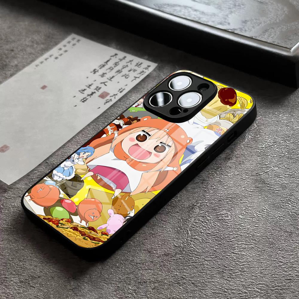 Himouto Umaru Chan Phone Case For IPhone 16 Pro Max 15 Plus 14 Pro 12 11 13 Mini X XR XS Max 8 7 Plus SE Glass Cover