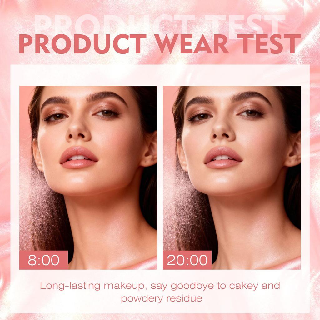 Kiss beauty pearl powder quicksand powder glitter spray waterproof and long-lasting sweat-proof setting