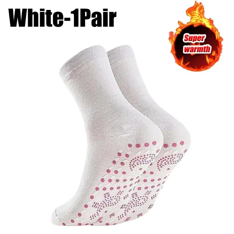 

Winter Thermal Socks with Magnetic Therapy for Men Women Anti Slip Design Reduces Fatigue Keeps Feet Warm in Cold Seasons One Size