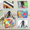 3pcs Pack Clear Organizer Bags with Multi-Purpose| Zippered PVC Storage for Games/Books - Space-Saving Home Solution
