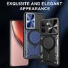 For Realme P3 Ultra 5G Case Magnetic Car Holder Ring Armor Phone Case For Realme P3 Ultra 5G Slide Lens Protect Cover