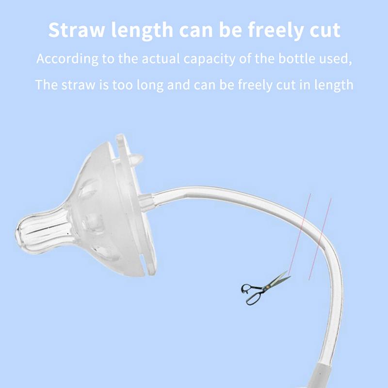 1 Piece Feeding Bottle Nipple Bottle Replace Accessory Baby Bottle Kids Cup Silicone Sippy Straw Mouth