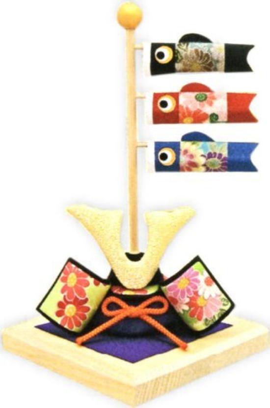 

Деревянный шлем и День карпа Ручная работа Чиримэн-поделки от Нагоми «Белый стример»; Мальчиковые украшения/Майские куклы;