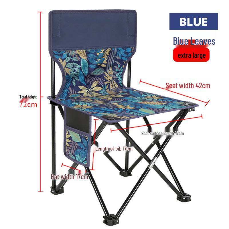 Tragbarer Outdoor-Klappstuhl für Camping, Angeln, Grillen, Picknick und zum Skizzieren