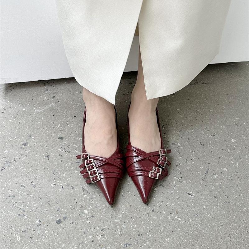Fashion Fashion High Heels for Women New High Quality Square Toe Zipper Low Heel Leather Shoes Casual Trend Hot Selling Women's Shoes