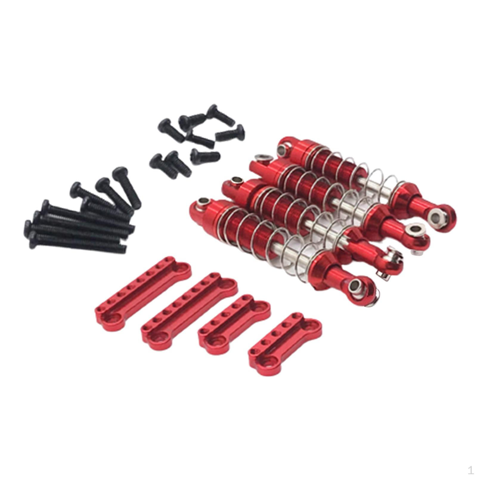 

Metal Shock Absorber with 4pcs for MN D90 D91 D96 MN98 MN99S 1/12 RC Crawler Model Car Upgrades