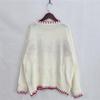 Women's Bow Jacquard Sweater Autumn/Winter Lazy Style Loose Warm Comfortable Hooded Knitted Sweater 3617