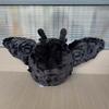 28cm Mothman Plush Toy Cute Cartoon Soft Pillow With Embroidered Eyes Birthday Gift
