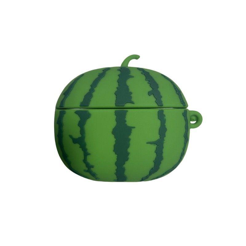 

Милый летний объемный арбуз для Airpods 4-го поколения Защитный чехол 2/3 поколения Pro2 Чехол для Bluetooth-наушников Apple Airpods 4 Generation Artificial Watermelon + Hook