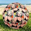 Marilyn Monroe Print Size 5 Soccer Ball, PU Wear Resistant Football for Match Training and Daily Practice, Birthday Gift for Soccer Fans