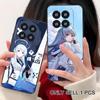 Blue Archive Ushio Noa Matte TPU Mobile Phone Case for Xiaomi 15 14 13 12 Mi 11 T Ultra Lite Pro S X 5G Colorful Printing Cover