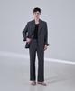 Hyoji [Summer][Set Item] Customizable Fit Setup Suit (Charcoal)