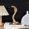 Durable Cartoon Lucky Snake Statue Resin Crafts Funny Cobra Figurine Handmade Simulation Animal Sculpture Desktop Office