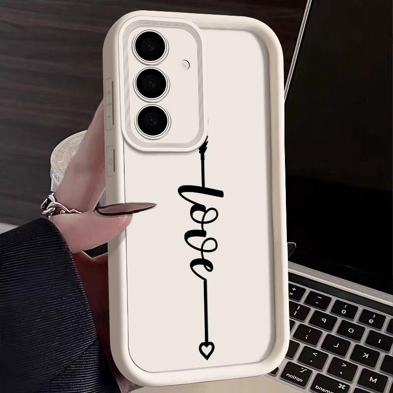 Kiss me Love Red Lips S24FE Phone Case For Samsung S25 S24 S23 Ultra 5G S22 S20 Plus S21 FE Cases Cover Galaxy S25Ultra Funda