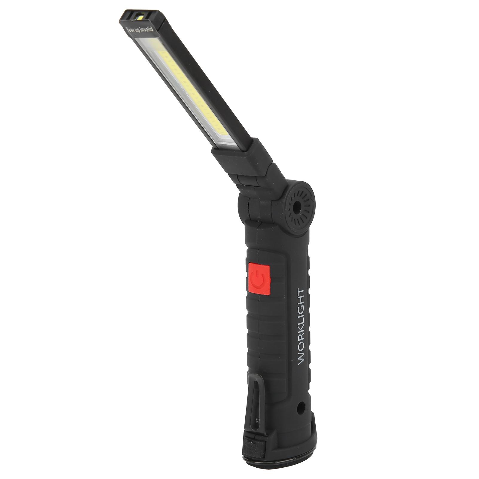 

Перезаряжаемый USB-фонарик Многофункциональный складной рабочий фонарь COB Светодиодный фонарик для кемпинга