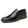 Single shoes, leather shoes, leather shoes, men's business Wenzhou 2025 European version, suit, large size, pointed head, one piece, Oxford shoes.