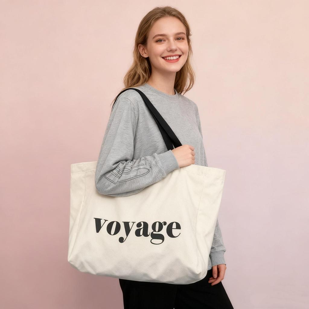 Large Capacity Women's Canvas Shoulder Bag - Yoga, Travel, Handbag - New Design