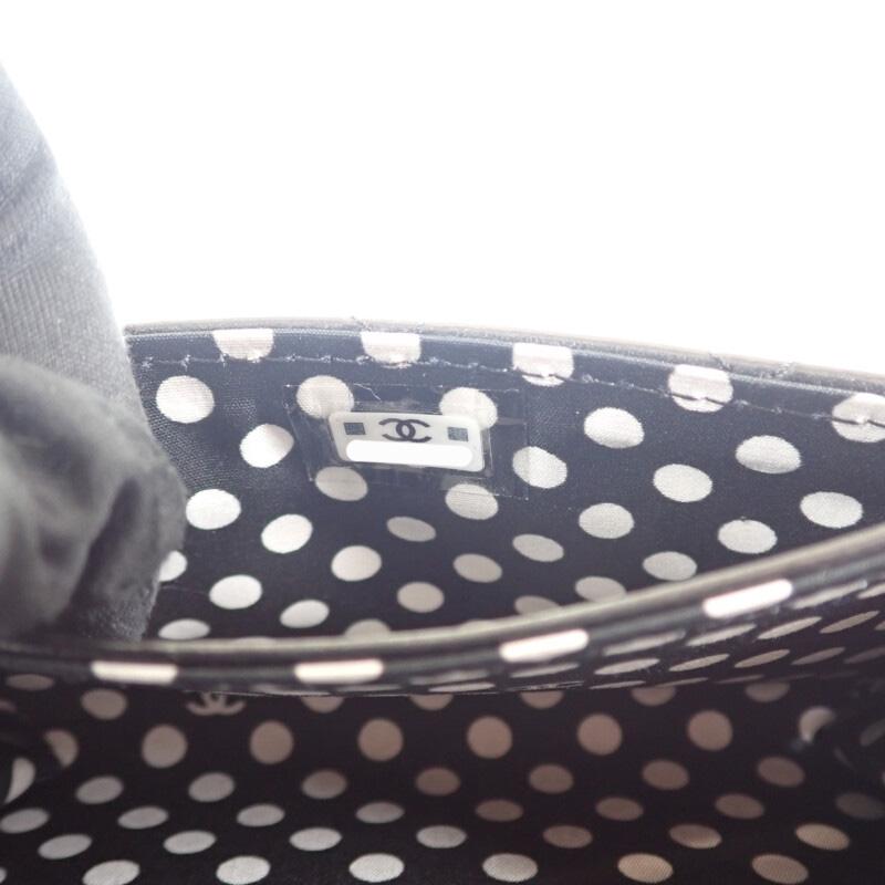 Chanel AP3813_B15723_94305 Card Case Black Lambskin Women