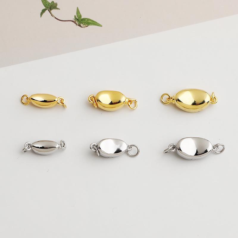 S925 Sterling Silver DIY Pearl Bracelet/Necklace Clasp Connector