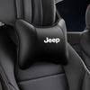 Pro auto Jeep Kožené sedadlo Opěrka hlavy Polštářek na krk Polstrování hlavy Pro Jeep Grand Cherokee Wrangler JK Gladiator Compass Renegade