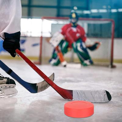 1/2/4Pcs Ice Hockey Puck for Practicing & Classic Training Black Matte Puck
