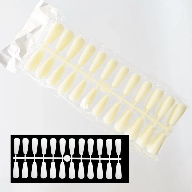 240PCS Nail Display Tips, Clear Fake Acrylic Nail Tips for Practice Foldable Flat-Back Pointed False Nail Art Display,240pcs