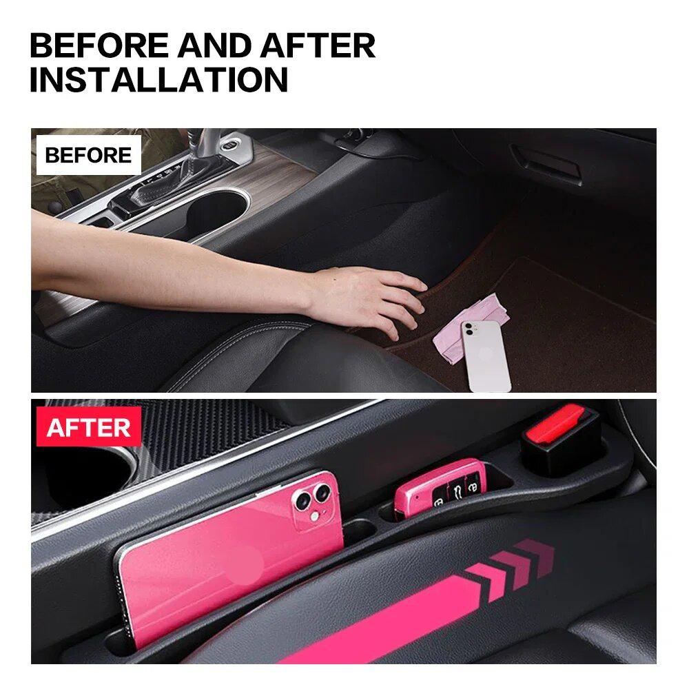 Car Seat Gap Filler Between Seats Crevice Interior Decoration Accessories 2Pcs For Toyota Corolla