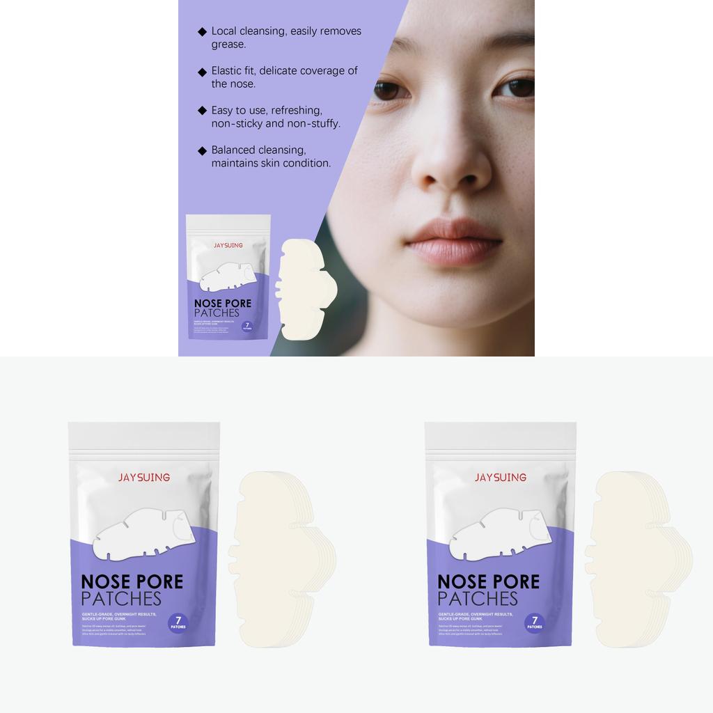 Parches Limpiadores de Poros Faciales Con Exfoliación Suave Para el Cuidado Diario de la Piel Para Adultos