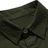 Mens  Casual Military Cargo Slim Button Long Sleeve Dress Shirt Top Blouse